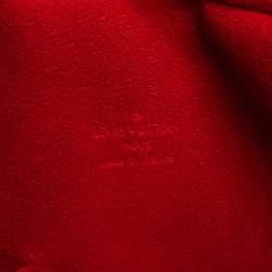 Pre Owned Louis Vuitton Damier Ebene Canvas and Leather Triana Bag