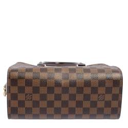 Pre Owned Louis Vuitton Damier Ebene Canvas and Leather Triana Bag