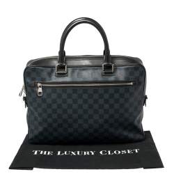 Pre Owned Louis Vuitton Damier Graphite Canvas Steeve Briefcase Bag