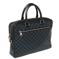 Pre Owned Louis Vuitton Damier Graphite Canvas Steeve Briefcase Bag