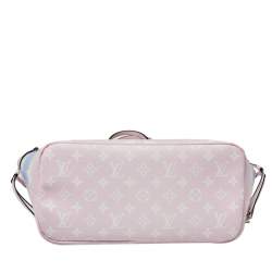 Pre Owned Louis Vuitton Pastel Tie Dye Monogram Canvas Neverfull Escale MM Bag