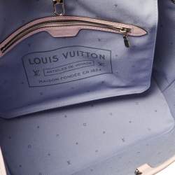 Pre Owned Louis Vuitton Pastel Tie Dye Monogram Canvas Neverfull Escale MM Bag