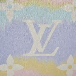 Pre Owned Louis Vuitton Pastel Tie Dye Monogram Canvas Neverfull Escale MM Bag