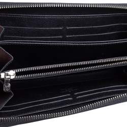 مملوكة مسبقًا محفظة لوي فيتون "زيبي" جلد إيبي أسود اليكتريك