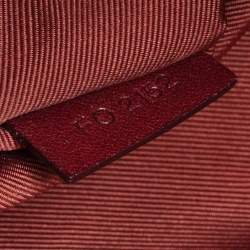 Pre Owned Louis Vuitton Burgundy/Green Wool, Sequin, and Leather Sunshine Express Speedy 30 Bag