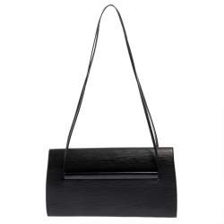 Pre Owned Louis Vuitton Black Epi Leather Dinard Bag