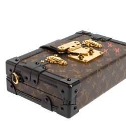 Pre Owned Louis Vuitton Monogram Canvas and Leather Petite Malle Bag