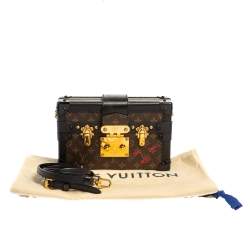 Pre Owned Louis Vuitton Monogram Canvas and Leather Petite Malle Bag