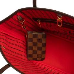 Pre Owned Louis Vuitton Damier Ebene Canvas Neverfull PM Bag