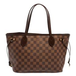 Pre Owned Louis Vuitton Damier Ebene Canvas Neverfull PM Bag