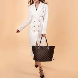 Pre Owned Louis Vuitton Damier Ebene Canvas Neverfull PM Bag