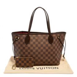 Pre Owned Louis Vuitton Damier Ebene Canvas Neverfull PM Bag