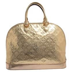 مملوكة مسبقًا حقيبة لوي فيتون "ألما إم إم" إصدار محدود مرآة  مونوغرامي فضي