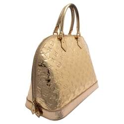 مملوكة مسبقًا حقيبة لوي فيتون "ألما إم إم" إصدار محدود مرآة  مونوغرامي فضي