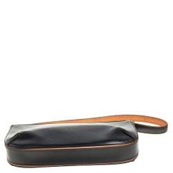 Pre Owned Louis Vuitton Black Monogram Mat Fowler Bag