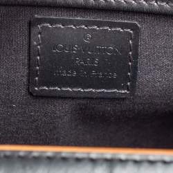 Pre Owned Louis Vuitton Black Monogram Mat Fowler Bag