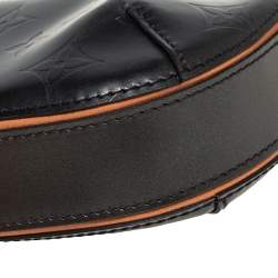 Pre Owned Louis Vuitton Black Monogram Mat Fowler Bag