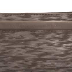 Pre Owned حقيبة لوي فيتون سان تروبيز جلد أيبي بنفسجي فاتح