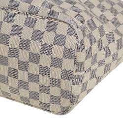 Pre Owned Louis Vuitton Damier Azur Canvas Neverfull MM Bag