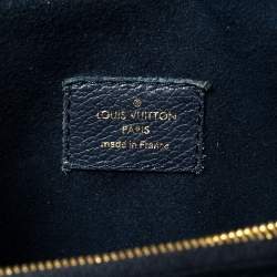 Pre Owned Louis Vuitton Blue/Brown Monogram Canvas Victoire Bag