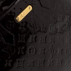 مملوكة مسبقًا حقيبة لوي فيتون ويلشاير إم إم جلد لامع مونوغرامي عنابي