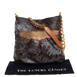 Pre Owned Louis Vuitton Monogram Canvas Limited Edition Dentelle Fersen GM Bag