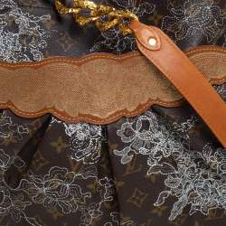 Pre Owned Louis Vuitton Monogram Canvas Limited Edition Dentelle Fersen GM Bag