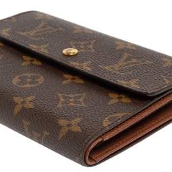 Pre Owned محفظة لوي فيتون سارة أنترناشونال مونوغرامية ثلاثية الطي