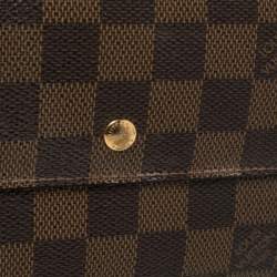 Pre Owned محفظة لوي فيتون بورت تريسور انترناشونال كانفاس دامييه ايبين