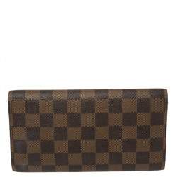 Pre Owned محفظة لوي فيتون بورت تريسور انترناشونال كانفاس دامييه ايبين