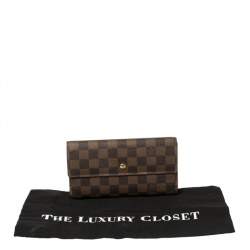Pre Owned محفظة لوي فيتون بورت تريسور انترناشونال كانفاس دامييه ايبين
