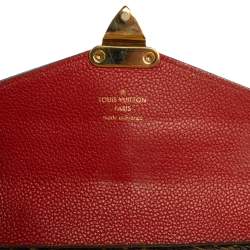 Pre Owned Louis Vuitton Cherry Monogram Canvas and Leather Pallas Wallet