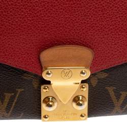Pre Owned Louis Vuitton Cherry Monogram Canvas and Leather Pallas Wallet