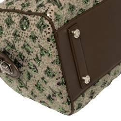 مملوكة مسبقًا Louis Vuitton Khaki Monogram Sequin Limited Edition Sunshine Express Speedy Bag