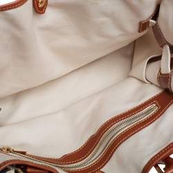 Pre Owned Louis Vuitton Monogram Canvas Limited Edition Tissue Rayures GM Bag