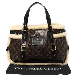 Pre Owned حقيبة لوي فيتون ثاندر فرو خروف مونوغرامية إصدار محدود