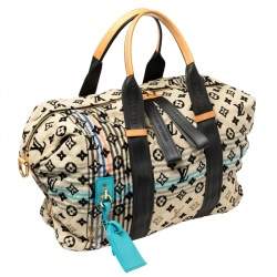 Pre Owned Louis Vuitton Beige Monogram Limited Edition Cheche Tuareg Bag