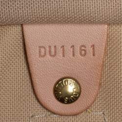 Pre Owned Louis Vuitton Damier Azur Canvas Speedy 35 Bag