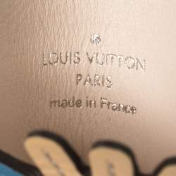 Pre Owned Louis Vuitton Monogram Canvas Tribal Mask Card Holder