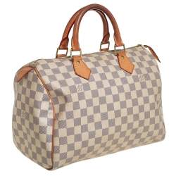 مملوكة مسبقًا Louis Vuitton Damier Azur Canvas Speedy 30 Bag