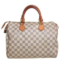 مملوكة مسبقًا Louis Vuitton Damier Azur Canvas Speedy 30 Bag