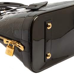 Pre Owned حقيبة لوي فيتون ألما فيرنيه مونوغرامي برونزي فرت PM 