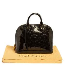 Pre Owned حقيبة لوي فيتون ألما فيرنيه مونوغرامي برونزي فرت PM 