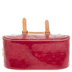 مملوكة مسبقًا حقيبة لوي فيتون سوميت دريف جلد لامع أحمر  