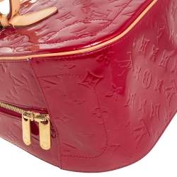 مملوكة مسبقًا حقيبة لوي فيتون سوميت دريف جلد لامع أحمر  