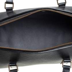 Pre Owned Louis Vuitton Black Epi Leather Soufflot Bag