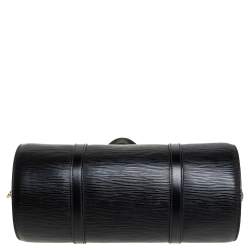 Pre Owned Louis Vuitton Black Epi Leather Soufflot Bag