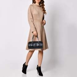 Pre Owned Louis Vuitton Black Epi Leather Soufflot Bag