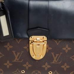 Pre Owned Louis Vuitton Monogram Canvas and Leather One Handle Flap MM Bag