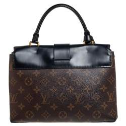 Pre Owned Louis Vuitton Monogram Canvas and Leather One Handle Flap MM Bag